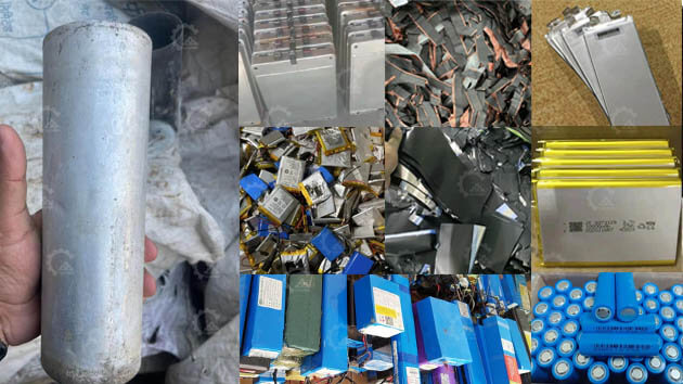 Waste lithium battery raw materials