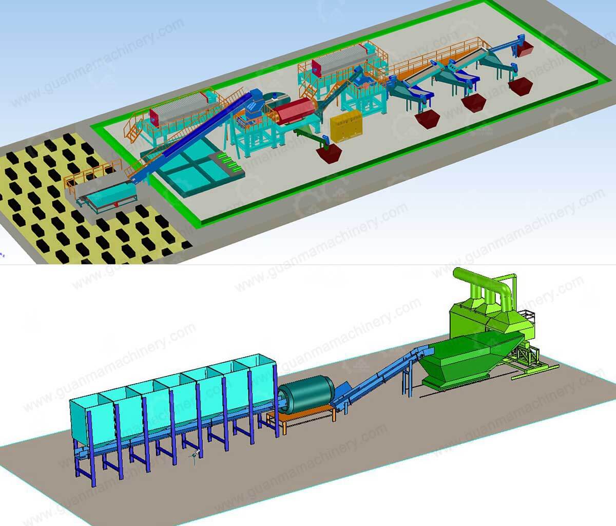 Lead-acid battery crushing and smelting equipment