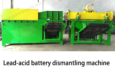 Lead-acid battery dismantling machine