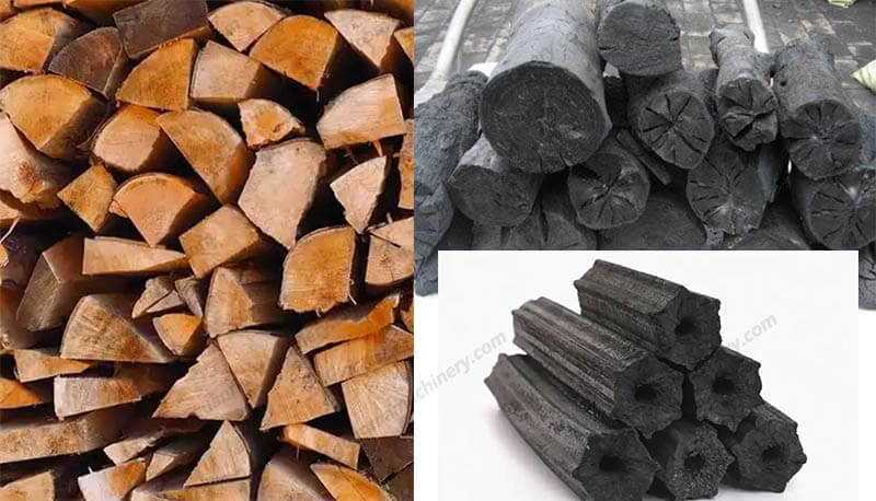 wood carbonization machine cost